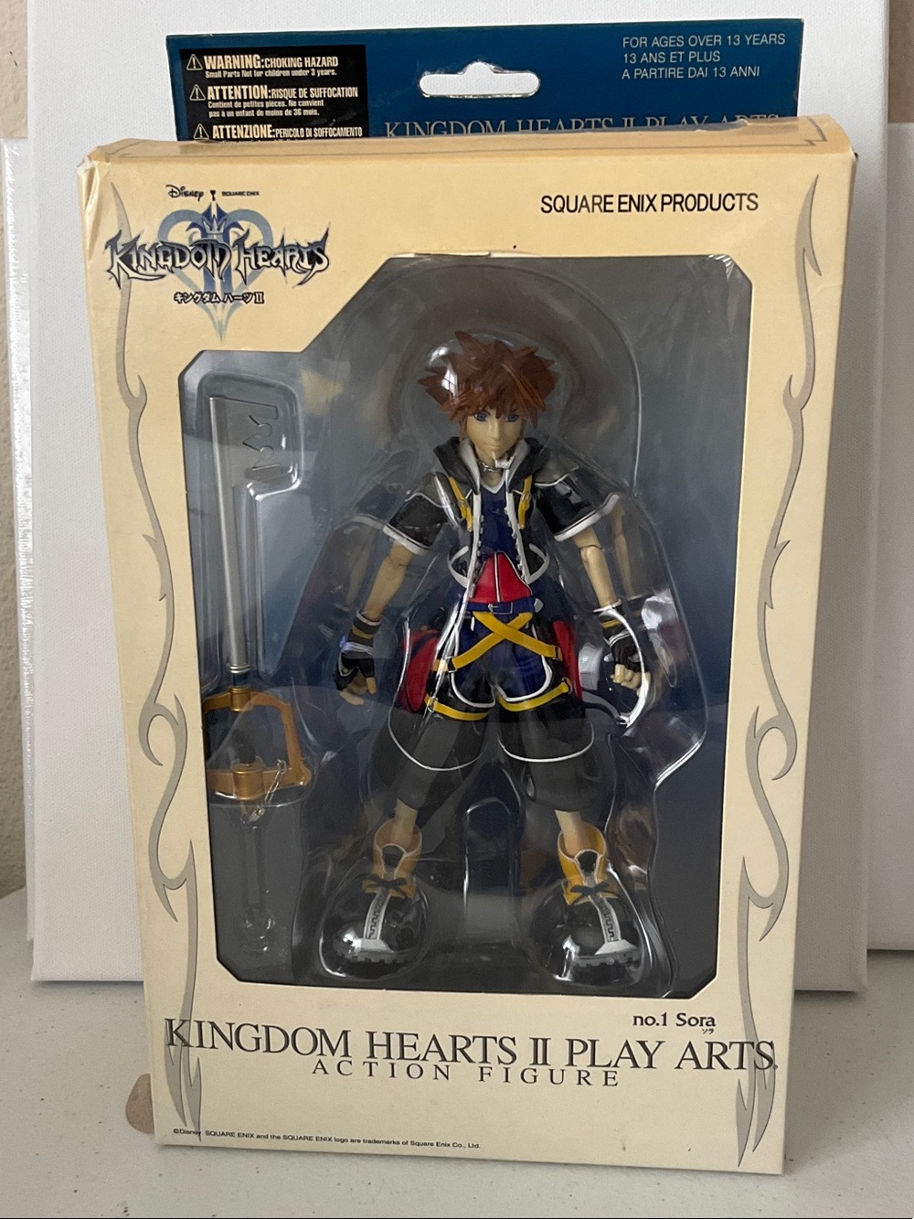 Square Enix Kingdom Hearts Sora Action Figure - Black/Red/Blue
